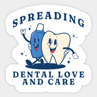 Funny Retro Pediatric Dental Assistant Hygienist Office Gifts Sticker